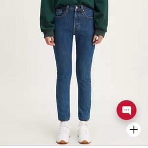 Levi 501 Skinny Jeans W28 L30 Sansome Stonewash